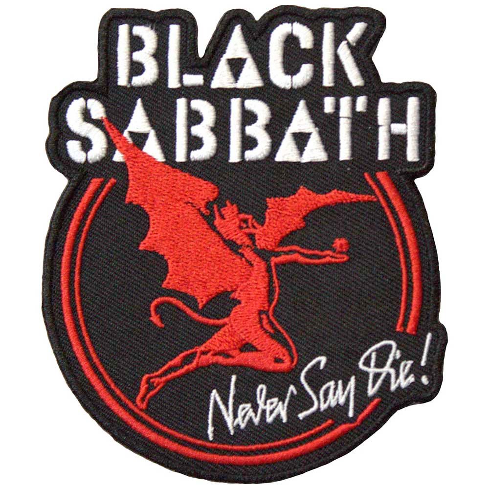 Black Sabbath - Archangel Never Say Die Patch - Schwarz